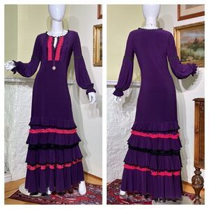 Lunares Flamenco Ruffled Dress